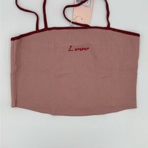 Missguided Red Fitted Sleeveless Camisole